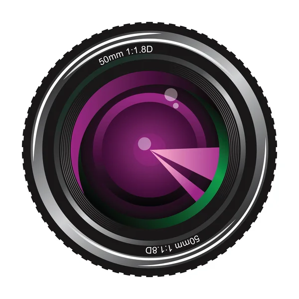 Camera lens — Stock Vector