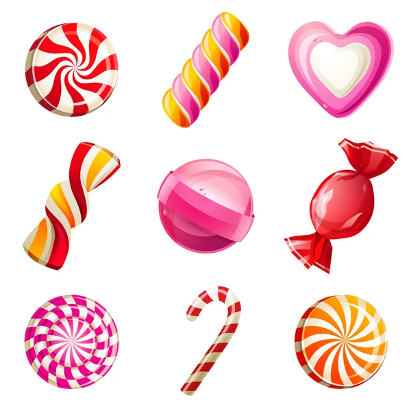 Candies set — Stock Vector