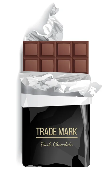 Chocolate bar — Stock Vector