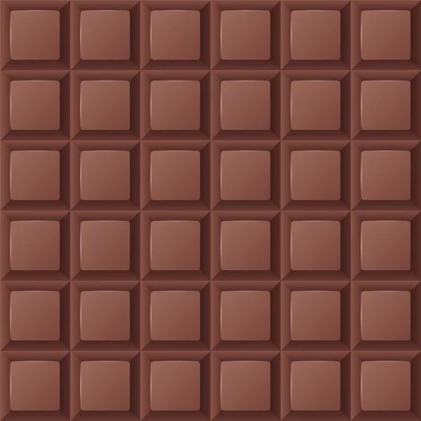 Barre de chocolat sans couture — Image vectorielle