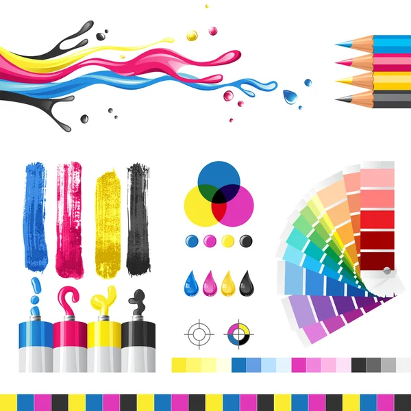 CMYK — Vector de stock