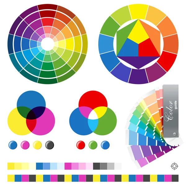 Color guides — Stock Vector