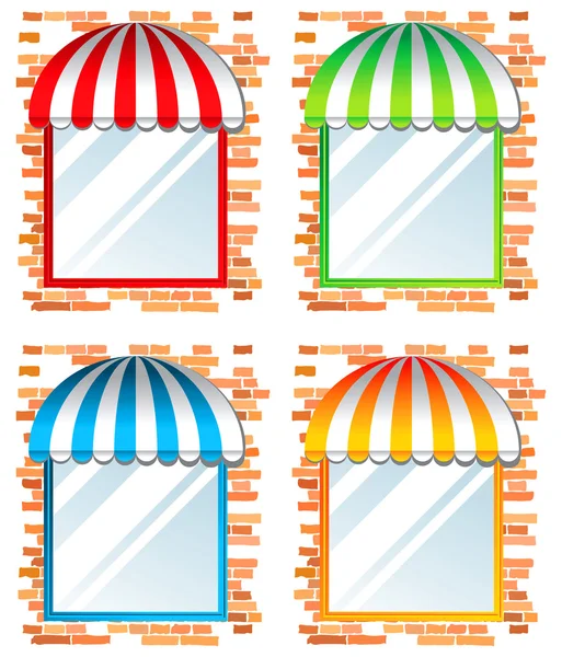 Farbfenster — Stockvektor