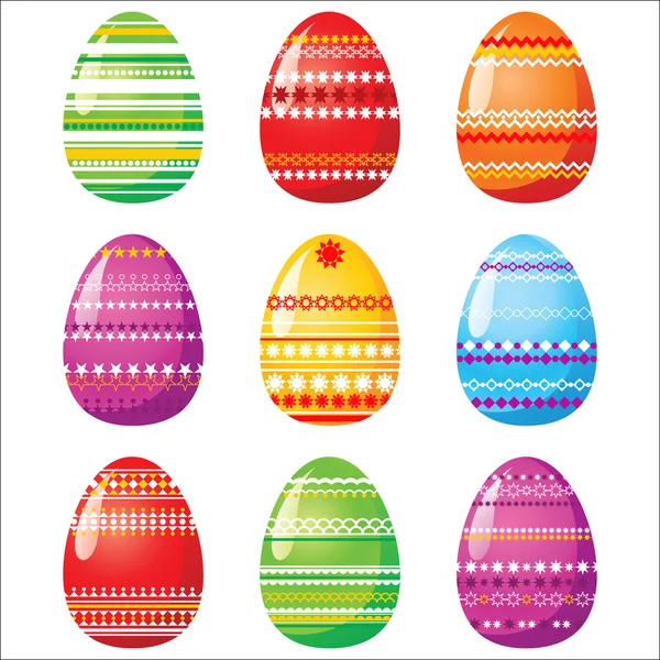 3D eggs — Stock Vector