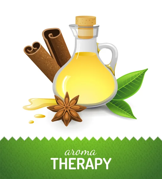 Aroma teraphy pictogram — Stockvector