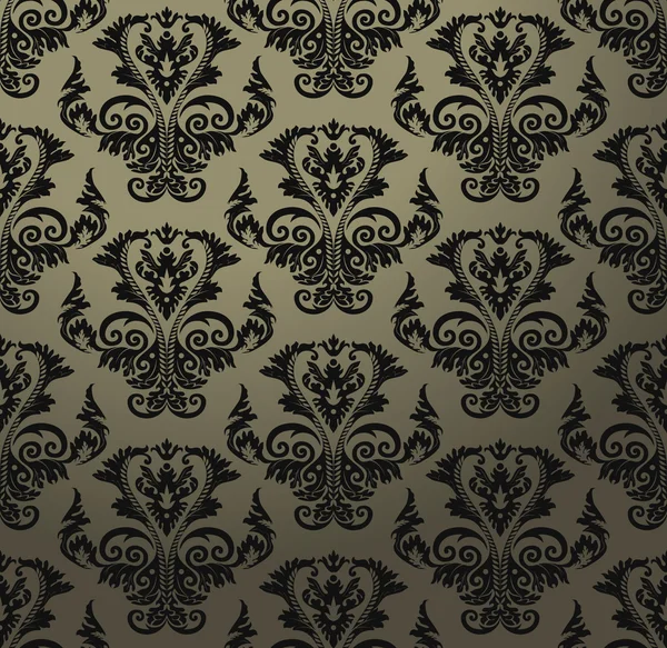 Barocco sans couture . — Image vectorielle