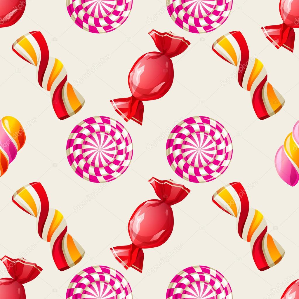 lollipop seamless pattern