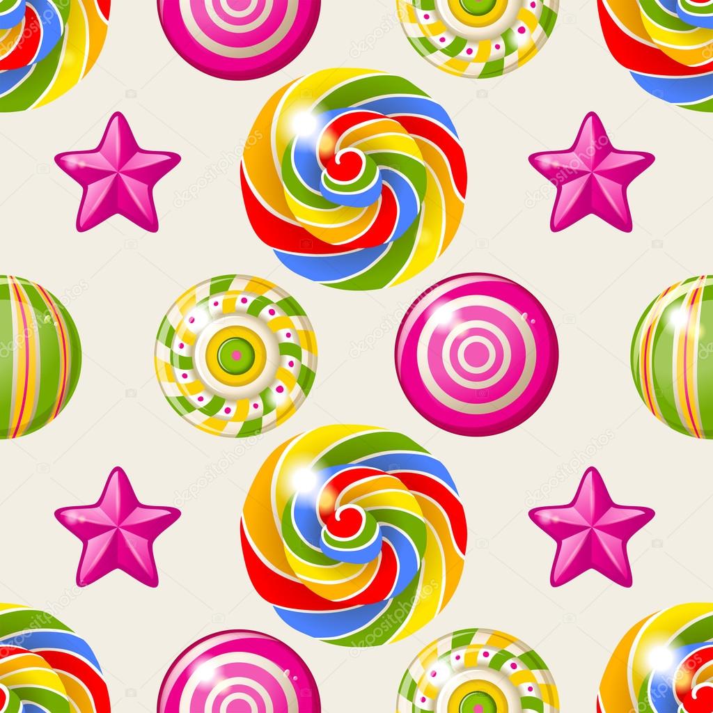 lollipop seamless pattern