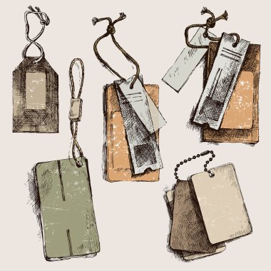 çizilmiş Etiketler el