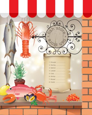 fish store clipart