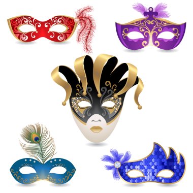 Carnival masks  clipart