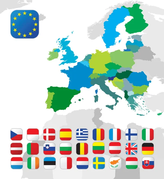 Grande Europe — Image vectorielle