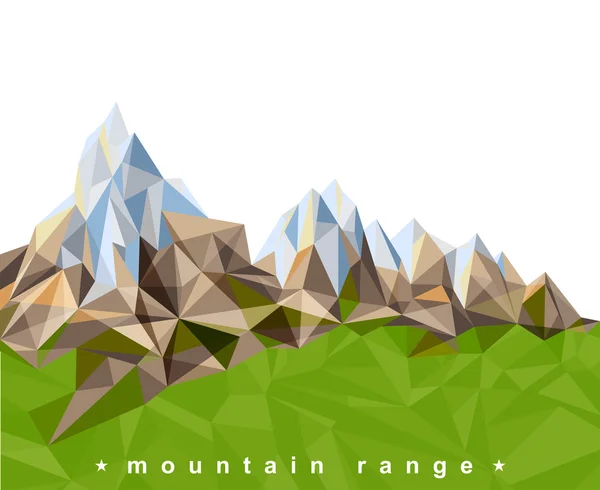 Mountain range — Stock Vector