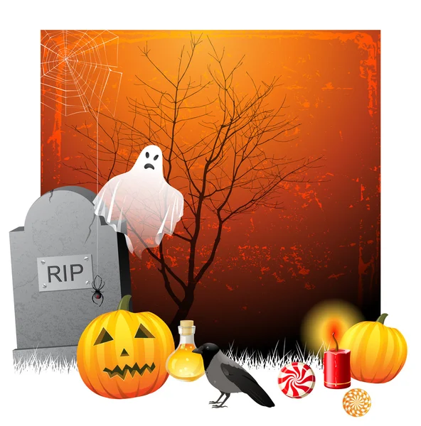 Fondo de Halloween — Vector de stock