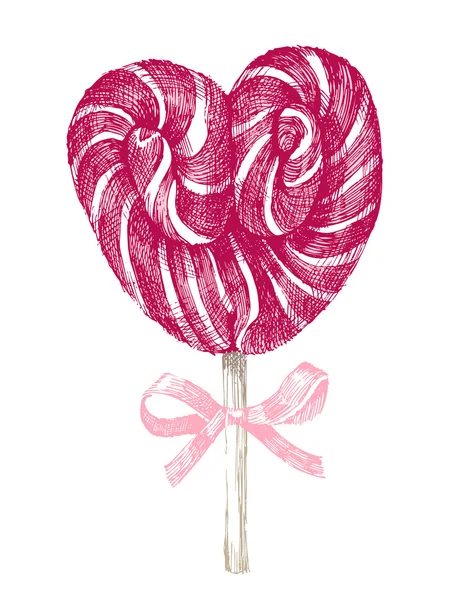 Hand drawn lollipop — Stock Vector