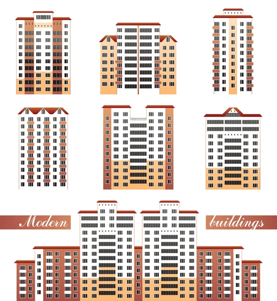 Edificios modernos — Vector de stock