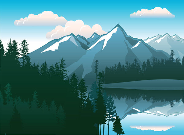 Mountains landscape