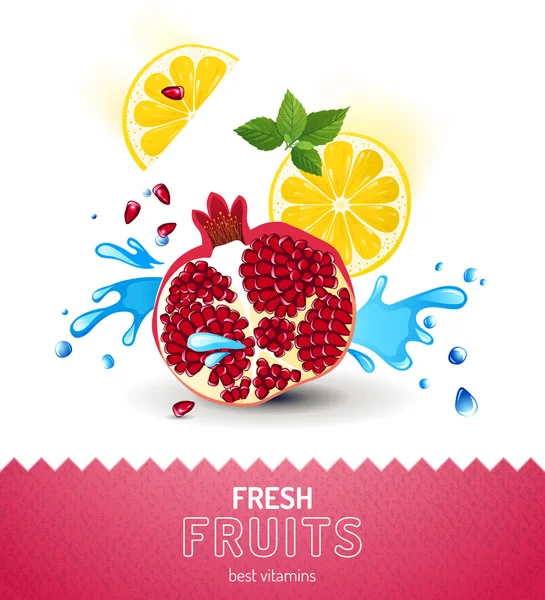 Groenten en fruit — Stockvector