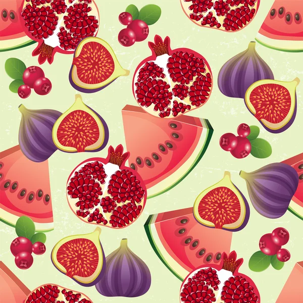 Fruit naadloze — Stockvector