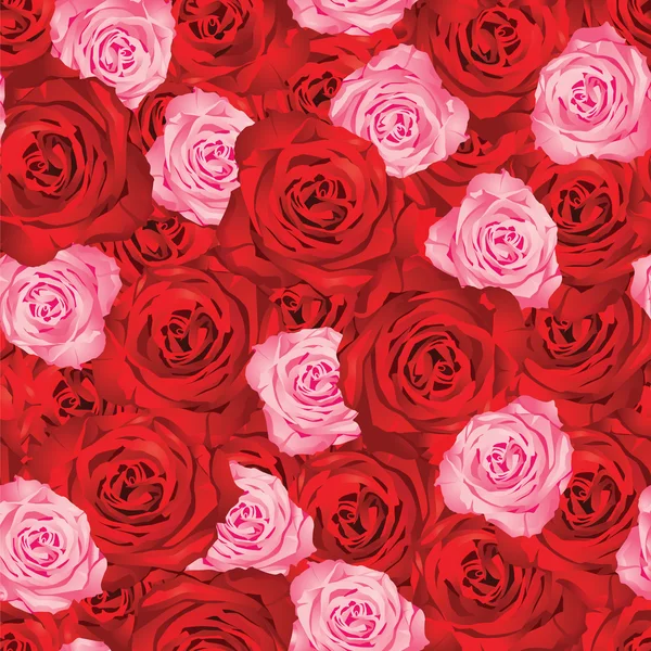 Ornamento de rosas — Vetor de Stock