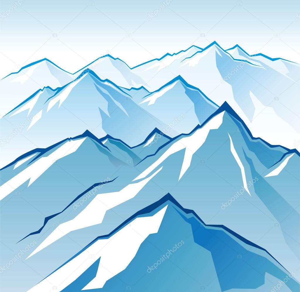 Icy mountains