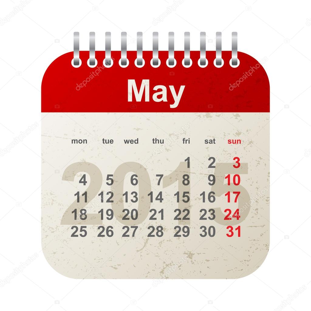 calendar 2015 - may