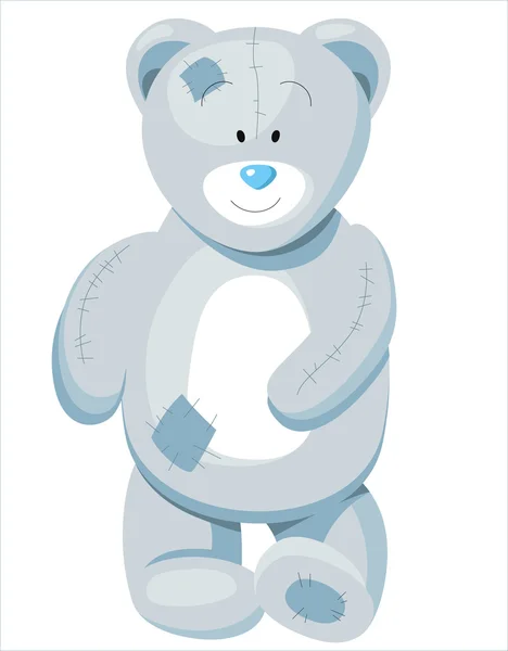 Teddy bear — Stockvector