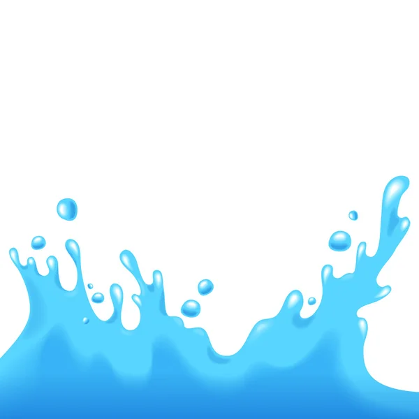 Salpicadura de agua — Vector de stock