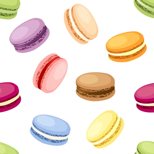 Conjunto de macaroons —  Vetores de Stock