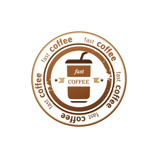 Sellos de café — Vector de stock