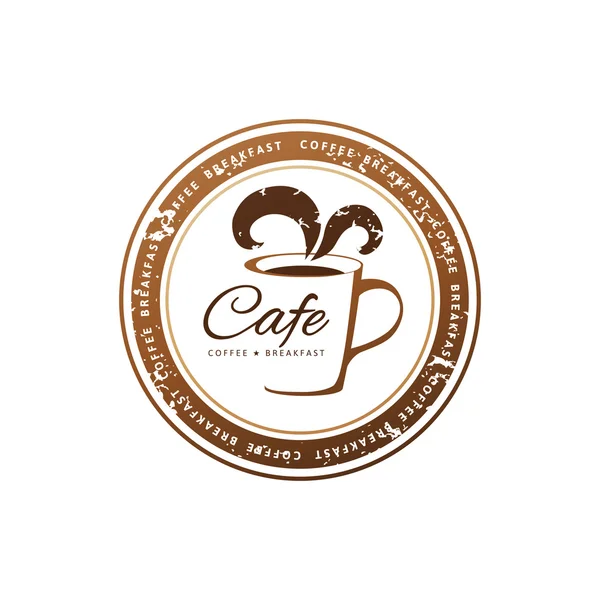 Sellos de café — Vector de stock