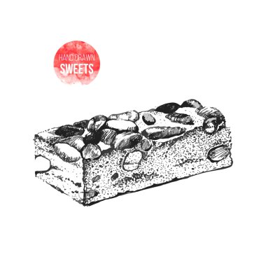 Fındık ile çizilmiş nuga el