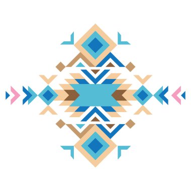 renkli aşiret tasarım öğesi