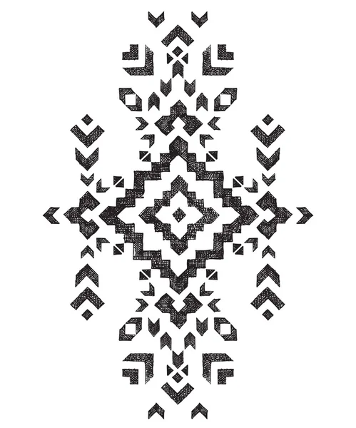 Dessin tribal dessiné à la main — Image vectorielle