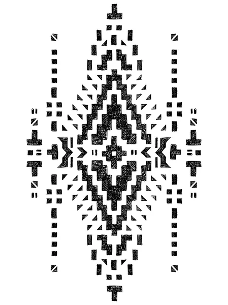 Diseño tribal dibujado a mano — Vector de stock