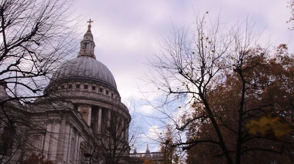 Otono Londres Xopostal Otoo Con Catedral San Pablo — Photo