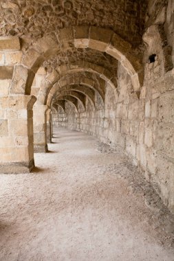 Eski Roma tiyatrosu, gösterilerin ve gladyatör savaşlarının yapıldığı yer.