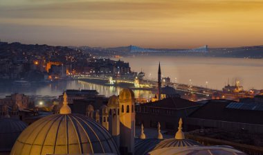 Türkiye, Istanbul şehir sunrise 
