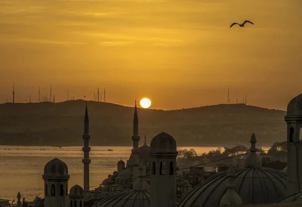 Türkei, Istanbul Stadt Sonnenaufgang — Stockfoto
