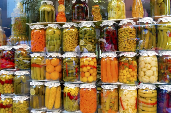 Typy Pickle Jar — Zdjęcie stockowe