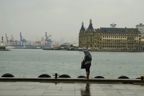 Istambul, Haydarpasa edifício da estação ferroviária, Haydarpasa Porto, Ka — Fotografia de Stock