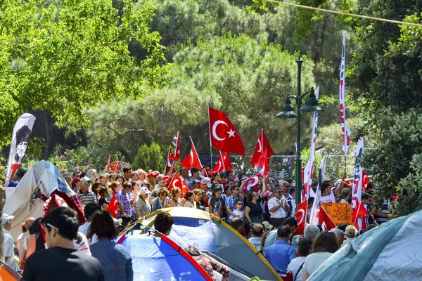 Taksim Gezi Park proteste ed eventi — Foto Stock