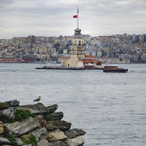 Kız Kulesi Istanbul'da — Stok fotoğraf