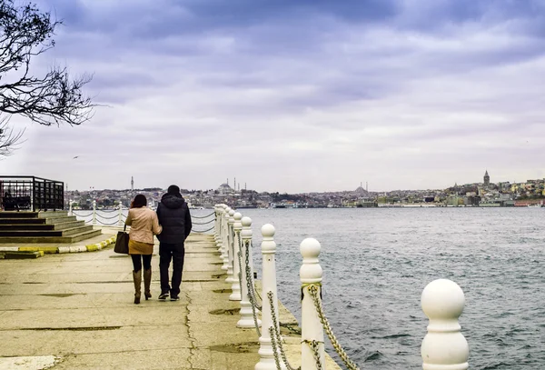 Vue du côté anatolien d'Istanbul — Photo