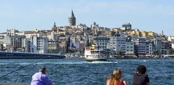 Estambul Torre Galata y paisaje urbano —  Fotos de Stock