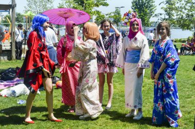 Asya Cosplay gün etkinlik Istanbul'da