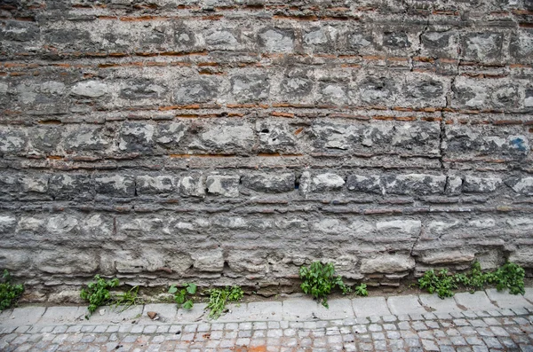 Paredes de pedra históricas, fundo-textura — Fotografia de Stock