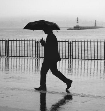 Istanbul'da yağmur