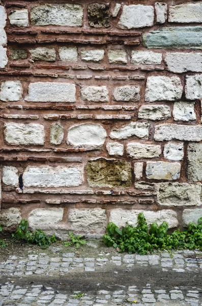 Paredes de pedra históricas, estrutura otomana em 1571 . — Fotografia de Stock