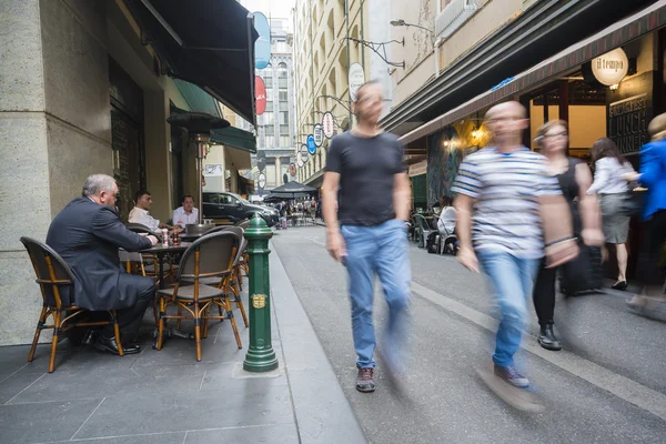 メルボルンの Laneway カフェ — ストック写真